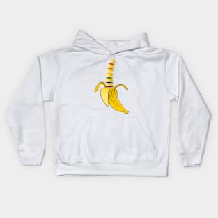 Gay Pride Pop Art Banana Kids Hoodie